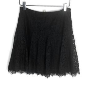 Joie Maika Skirt Black Lace A Line Mini S EUC
